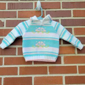 2-PIECE Adorable Baby Sweater Outfit - A Little Angel Original - Size 6-9 Months